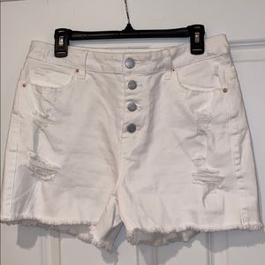 High rise shorts